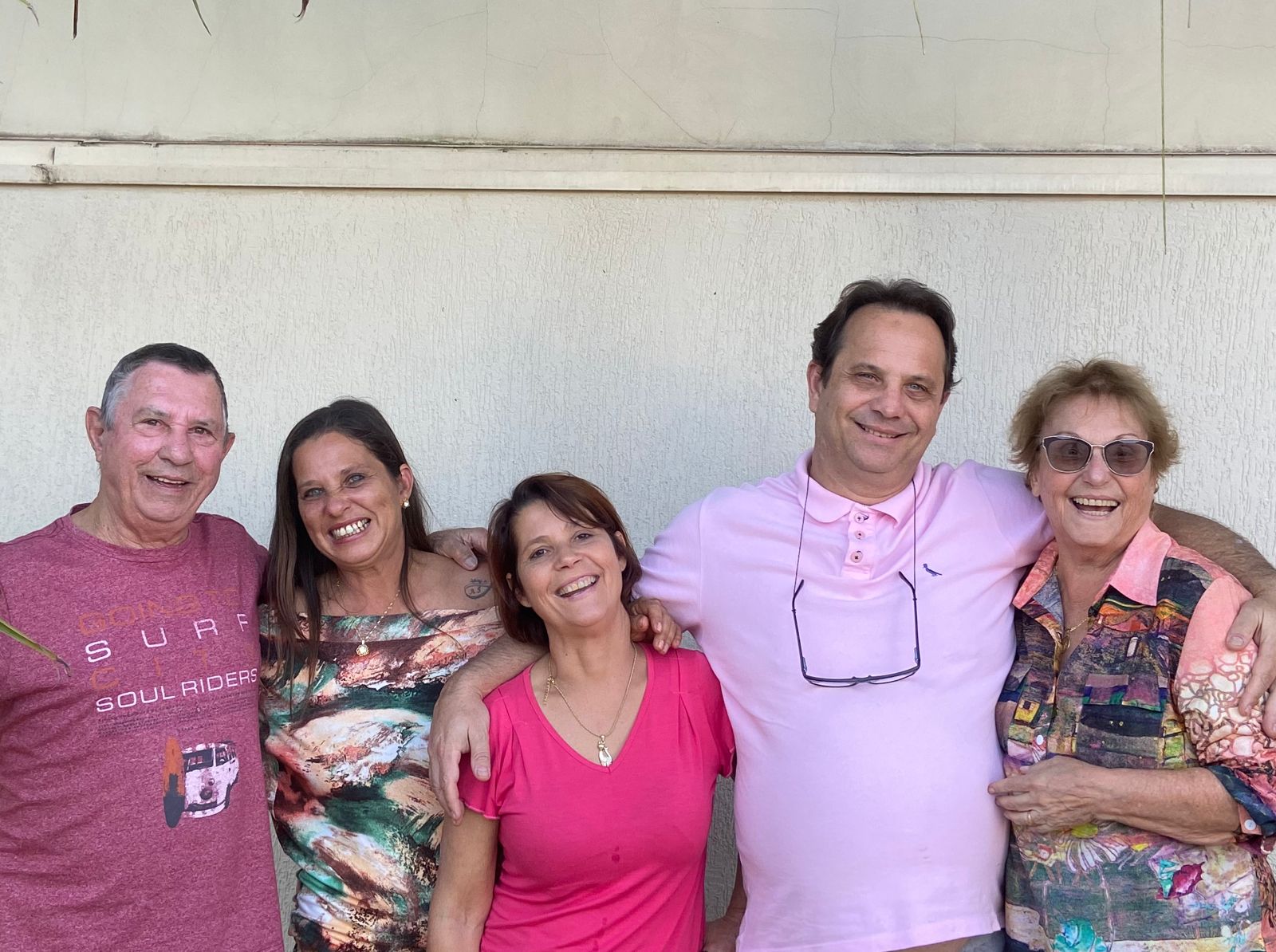 Arnaldo, Andrea, Patrícia, Marcelo e Antonia