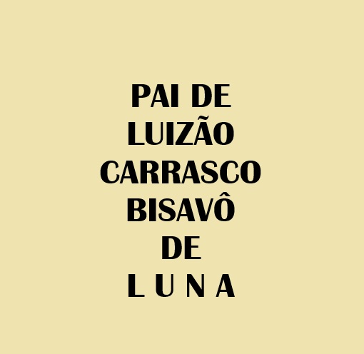 Bisavô paterno de Luiz Carrasco